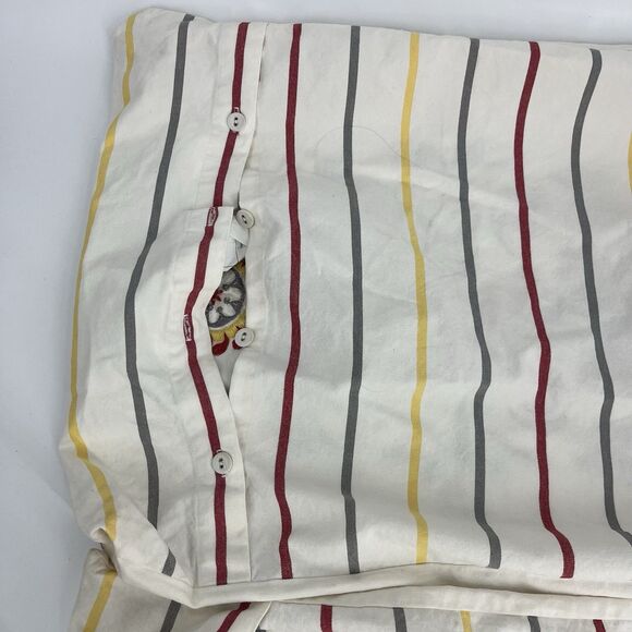 IKEA Akerkulla Lot of 2 Pillow Covers 20x24" Embroidered Floral Scandi Button - Picture 8 of 10